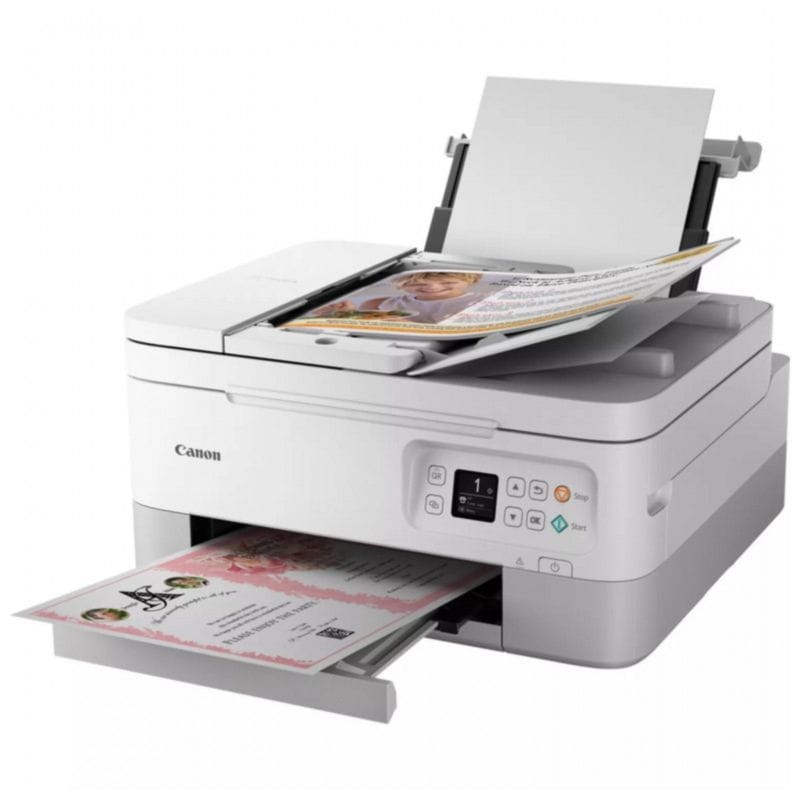 Canon PIXMA TS7451i WiFI Branco - Impressora de Jato de Tinta - Item