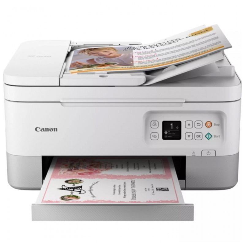 Canon PIXMA TS7451i WiFI Branco - Impressora de Jato de Tinta - Item2