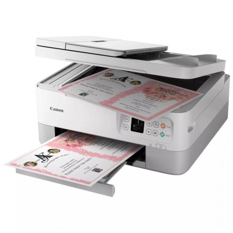 Canon PIXMA TS7451i WiFI Branco - Impressora de Jato de Tinta - Item3