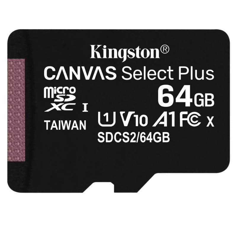Kingston Canvas Select Plus 64 GB Class 10 UHS-I U1 V10 Noir - Carte microSD - Ítem