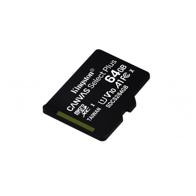 Kingston Canvas Select Plus 64 GB Class 10 UHS-I U1 V10 Noir - Carte microSD - Ítem1
