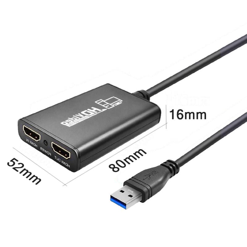 Capturadora video HDMI 1080p 3.0 USB - Ítem2