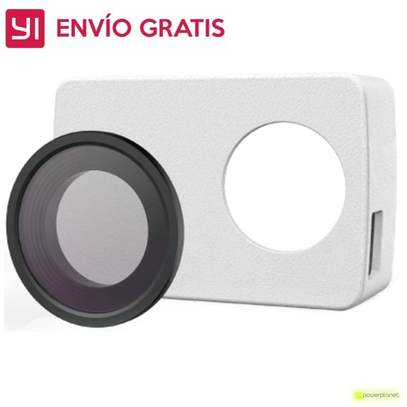 Carcasa de cuero + Lentes UV Yi Action