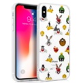 Funda de silicona con print Caras de Cool para iPhone XS - Ítem