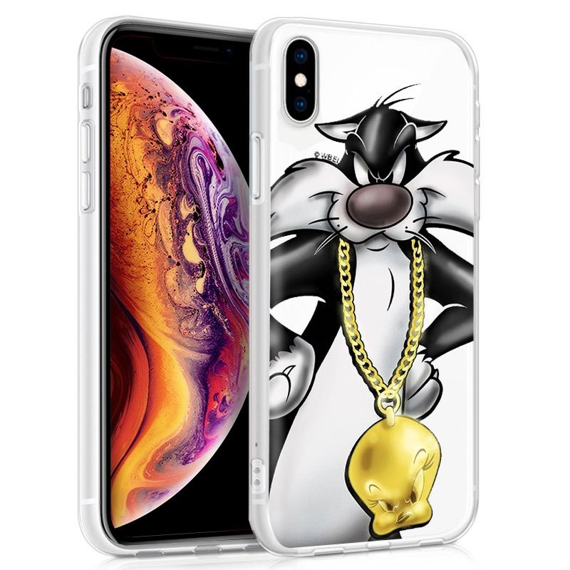 Funda de silicona con print Silvestre de Cool para iPhone XS Max - Ítem