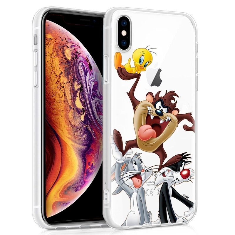 Funda de silicona con print Tasmania de Cool para iPhone XS - Ítem