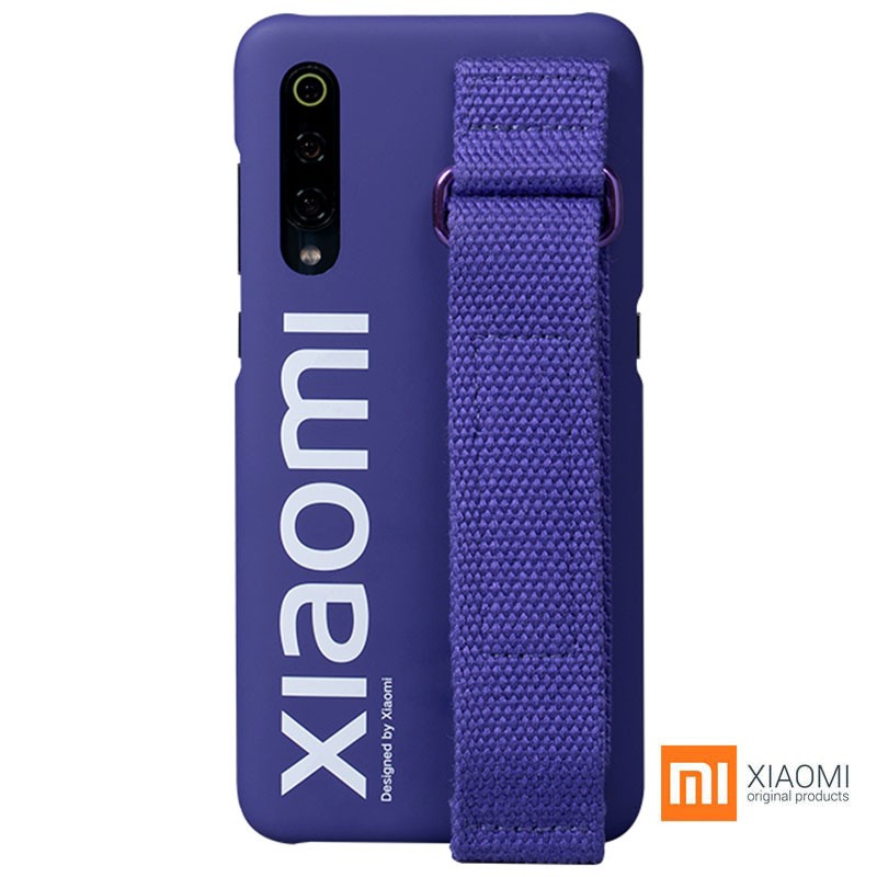 Carcasa móvil de Silicona kwmobile Funda Compatible con Xiaomi Mi 9 Lite Protector Trasero en Azul Metalizado 