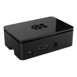 Carcaça Raspberry Pi 3B+ / 3B / 2B Preto - Item1