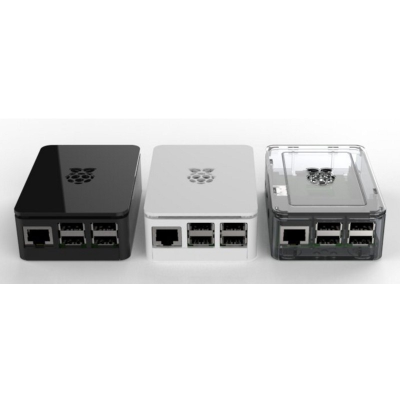 Boîtier Raspberry Pi 3B+ / 3B / 2B Transparent - Ítem1