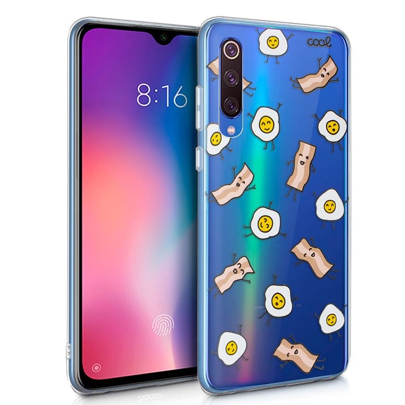 Funda de silicona con print Clear Bacon de Cool para Xiaomi Mi 9 SE