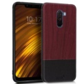 Funda de silicona con print Madera Caoba de Cool para Pocophone F1 - Ítem