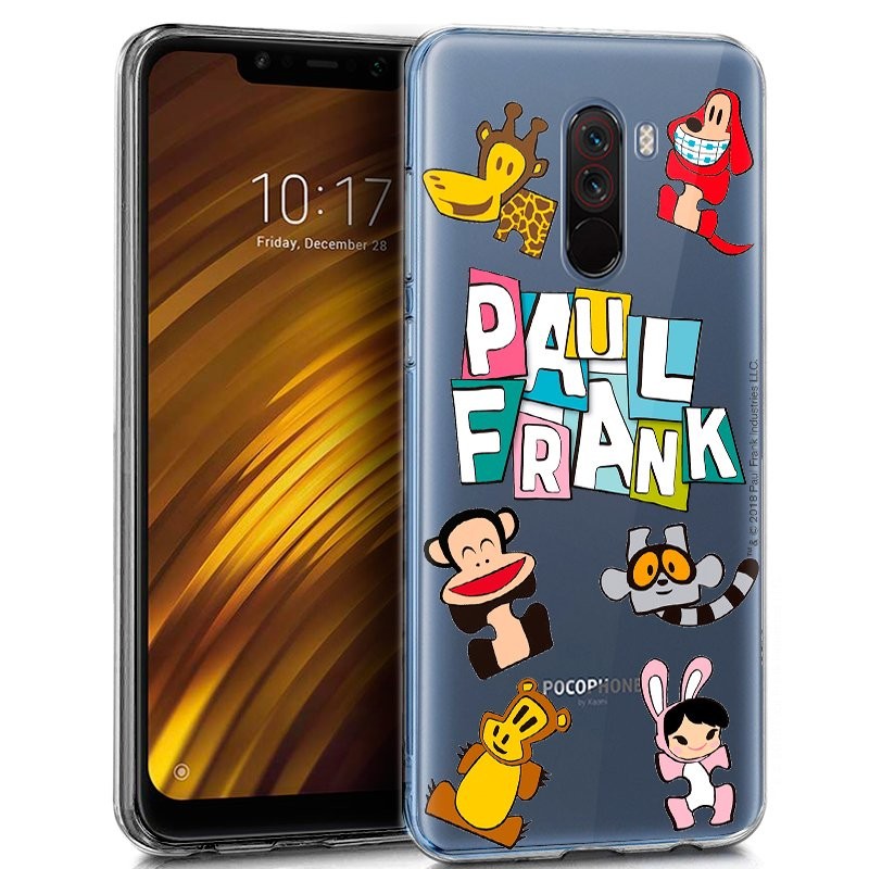 Funda de silicona con print Paul Franks Animals de Cool para Pocophone F1 - Ítem