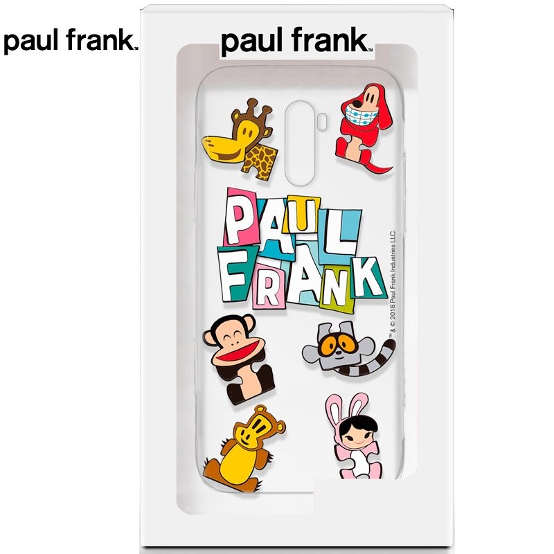 Capa de silicone com print Paul Franks Animals de Cool para Xiaomi Pocophone F1 - Item1