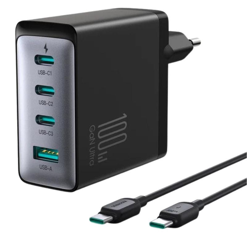Joyroom JR-TCG04 GaN Ultra 100W Noir - Quadruple chargeur - Ítem