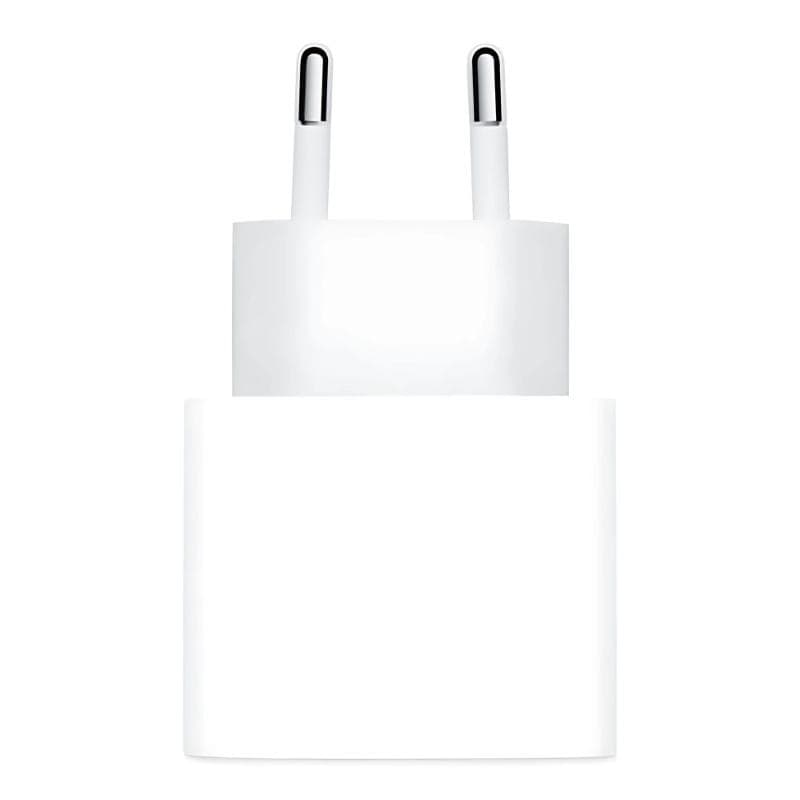 Vue de face du chargeur Apple MUVV3ZM/A