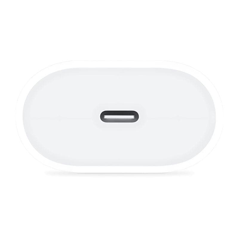 Détail du connecteur USB-C du chargeur Apple MUVV3ZM/A 20W