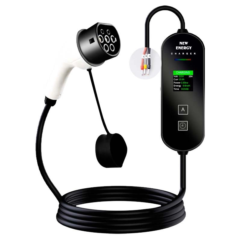 Carregador de Carro Elétrico EV 32A/3.5KW/5M sem Cabeçote de Tomada - Item
