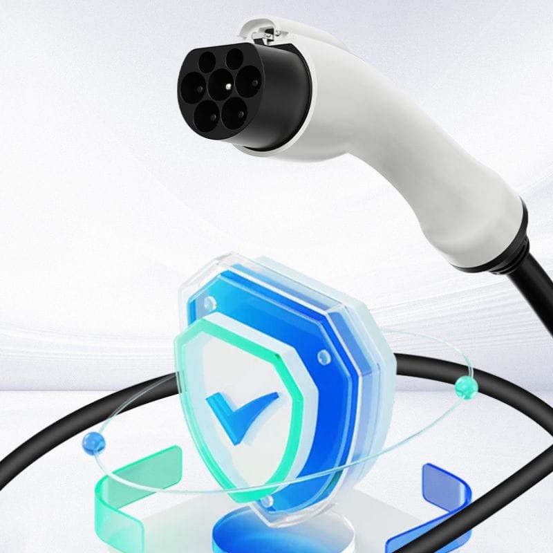 Cargador de Coche Eléctrico con Pantalla LCD EV 32A/7.0KW/10M sin Cabezal de Enchufe - Ítem4