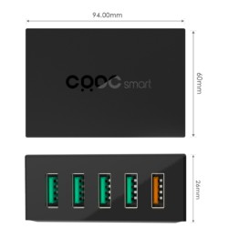 CRDC PA-T15 Cargador 5 puertos USB - Ítem2
