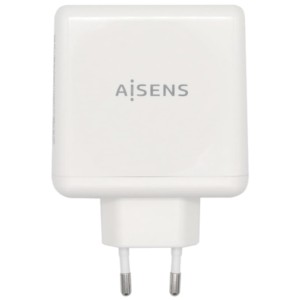 Cargador de Pared Aisens ASCH-2PD30QC-W 1xUSB Tipo-C 1x USB 48W Blanco