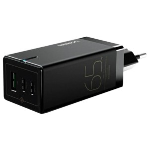 Cargador Doogee 65W Carga Rápida GaN Negro