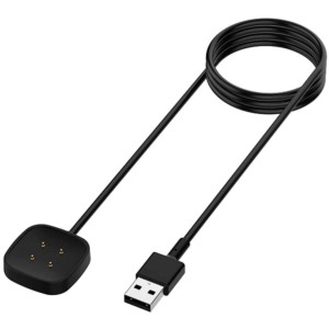 Cargador negro para Fitbit Versa 4