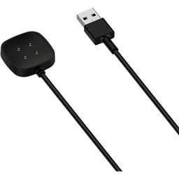 vista superior del Cargador negro para Fitbit Versa 4