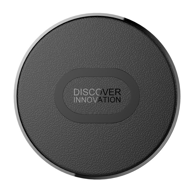 Carregador Sem fio Nillkin Mini Fast Wireless Charger - Cor preto - Carregamento sem fio padrão 5V / 2A - Carregamento sem fio rápido 9V / 1,7A - Taxa de conversão de 80% - Chip inteligente - Protecção contra alterações de energia e temperatura - Couro