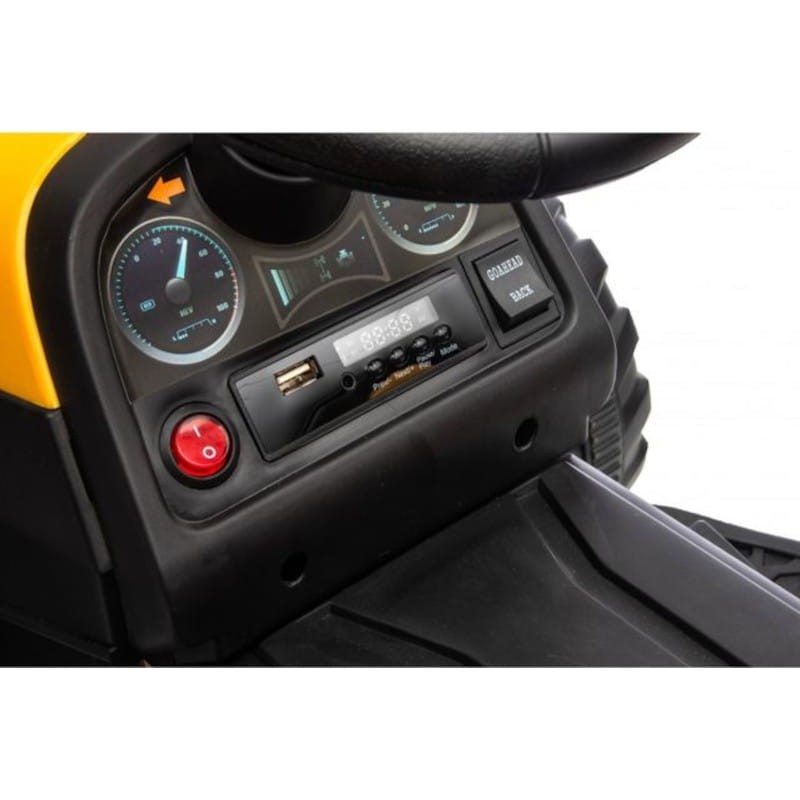 Excavadora con remolque Stone 12V Amarillo - Coche eléctrico para niños - Ítem3