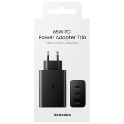 Cargador Samsung EP-T6530 Trio 65W Negro Caja