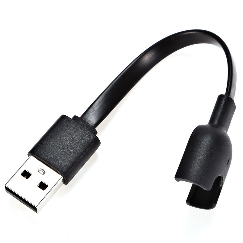 Ociodual Câble USB Chargeur pour Xiaomi Mi Band 3 Noir 