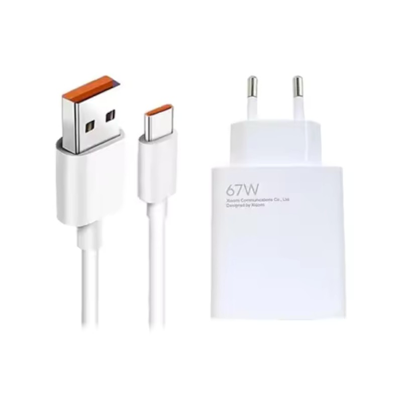 Xiaomi charging combo 67w cargador rapido usb-a + cable de datos