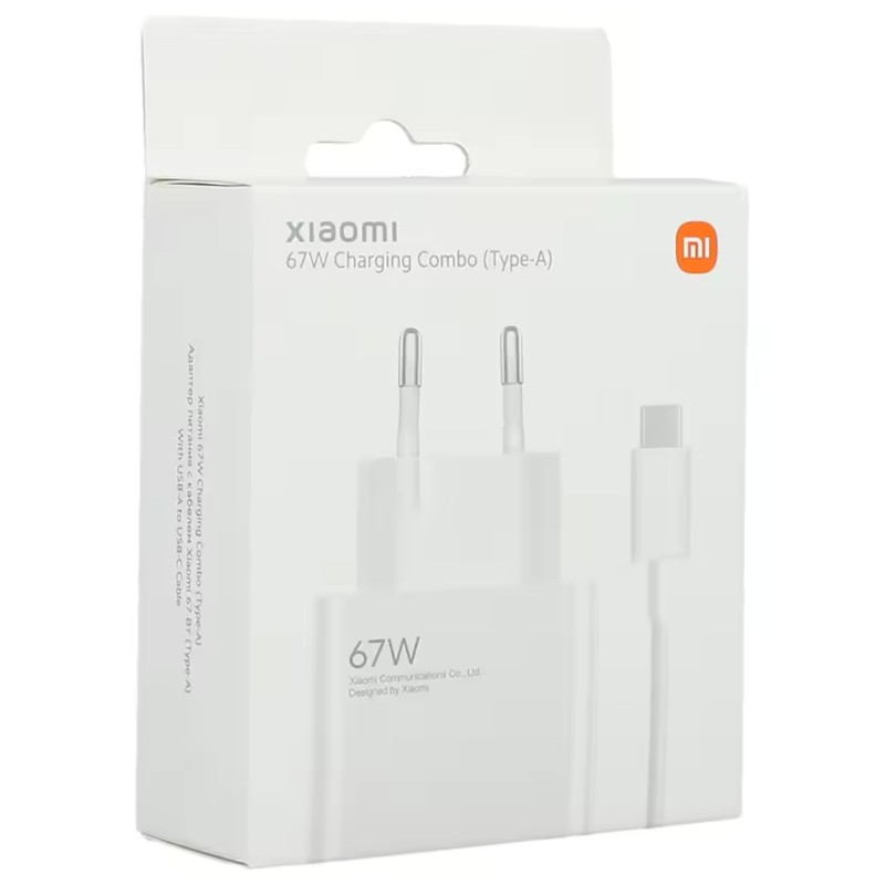 XIAOMI Chargeur 67 W Haute Qualité - Cable type-C 