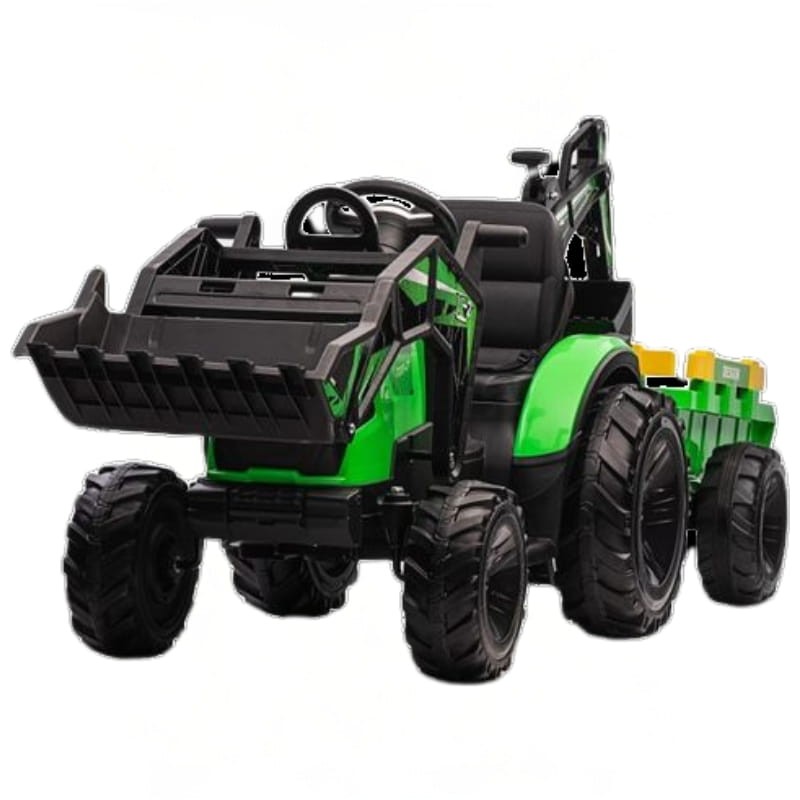 Pelleteuse avec remorque Diggy 24V Vert - Voitures électriques pour enfants - Ítem