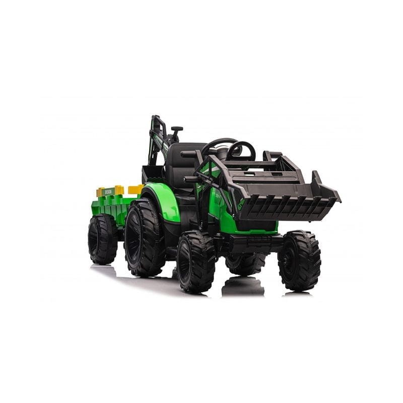 Pelleteuse avec remorque Diggy 24V Vert - Voitures électriques pour enfants - Ítem1