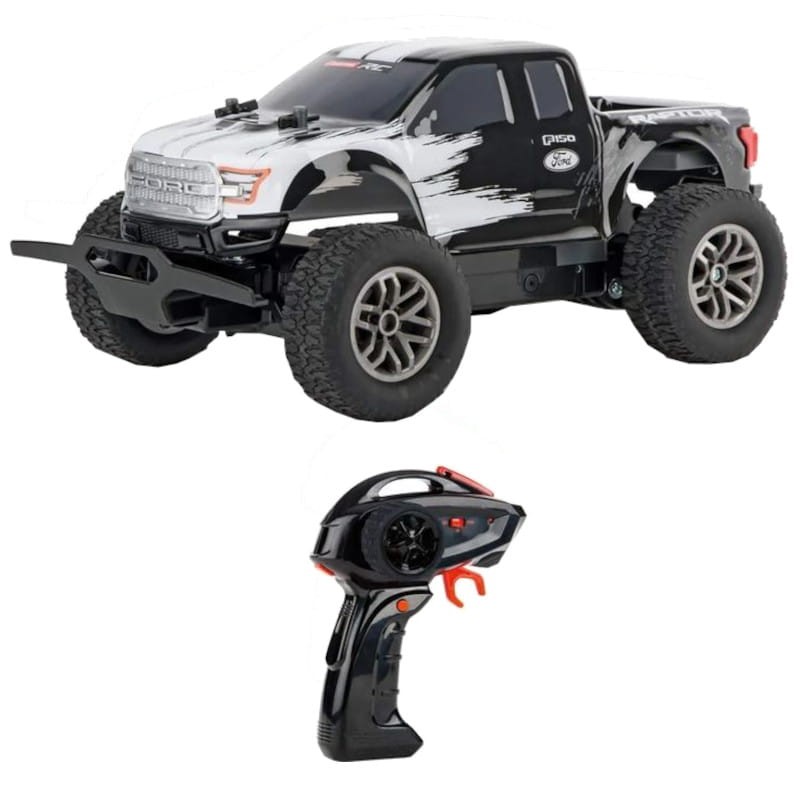 Carrera RC Ford F-150 Raptor Crawler 1:18 Noir et Blanc - Voiture RC - Ítem1