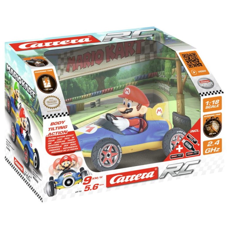 Carrera RC Mario Kart Mach 8 - Mario Buggy 1:18 - Voiture RC - Ítem6