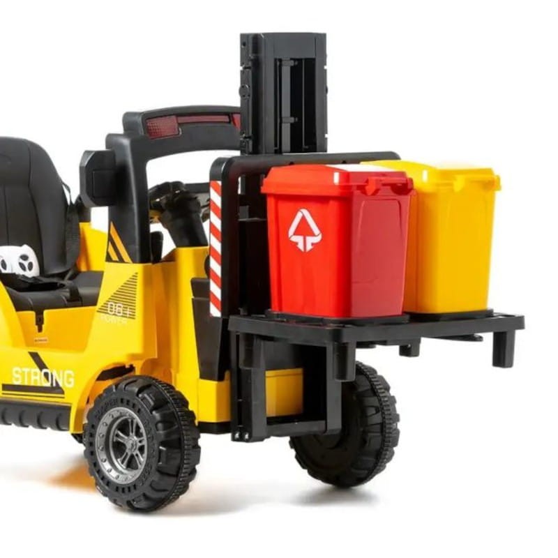 Carretilla elevadora Elevator 12v Amarillo - Coche eléctrico para niños - Ítem12