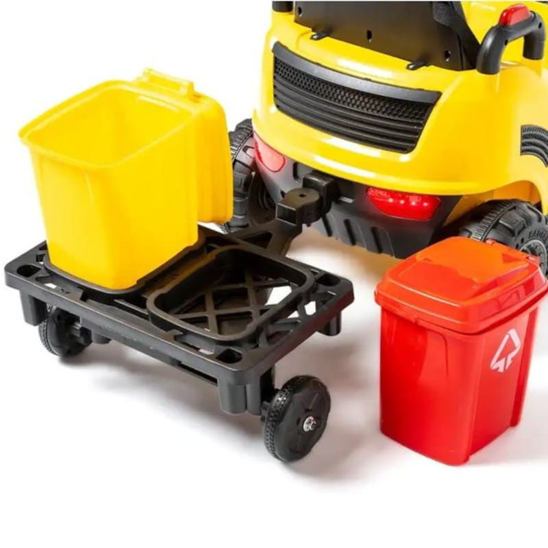 Carretilla elevadora Elevator 12v Amarillo - Coche eléctrico para niños - Ítem8