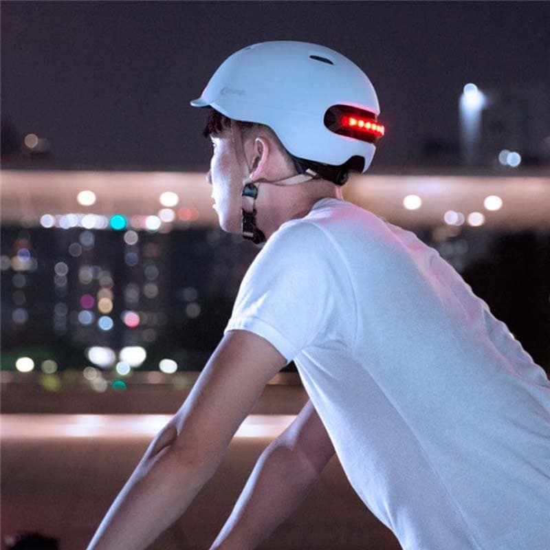 foto real del Casco Smart4U SH50L Talla L en color blanco