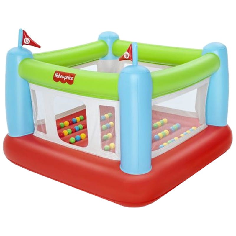 Lit gonflable enfant BOY'S DREAM Fisher Price Bestway avec lumières  projetées