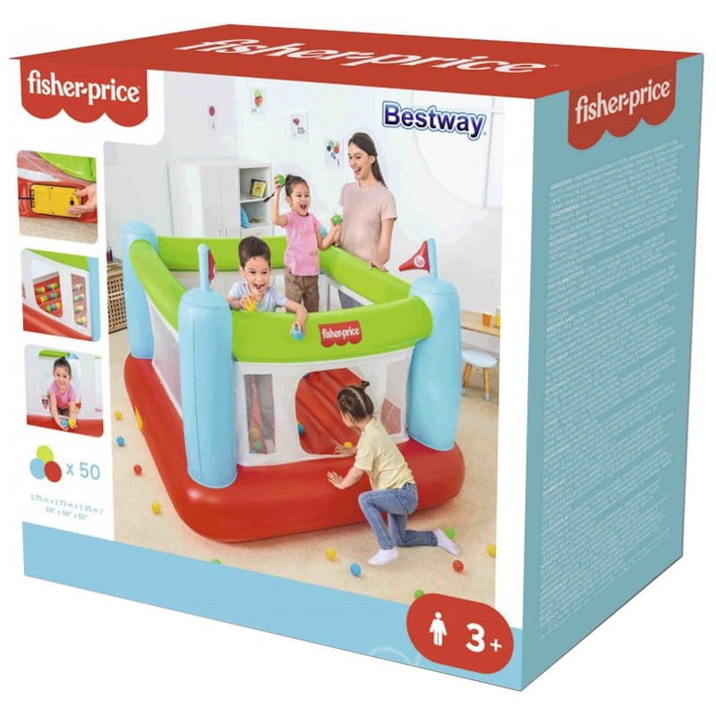 Castillo Hinchable con Bolas para niños Fisher Price Bestway 93563 - Ítem4