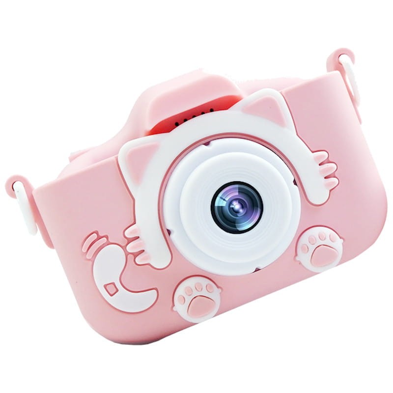 Cámara Digital Para niñas y niños con Micro SD 32GB - Rosada