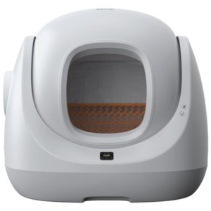 CATLINK Baymax Lite Branco - Caixa de areia para gatos inteligente e autolimpante