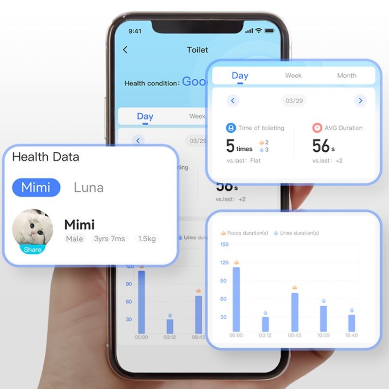 CATLINK Baymax Lite Blanco - Arenero autolimpiable inteligente - Ítem4