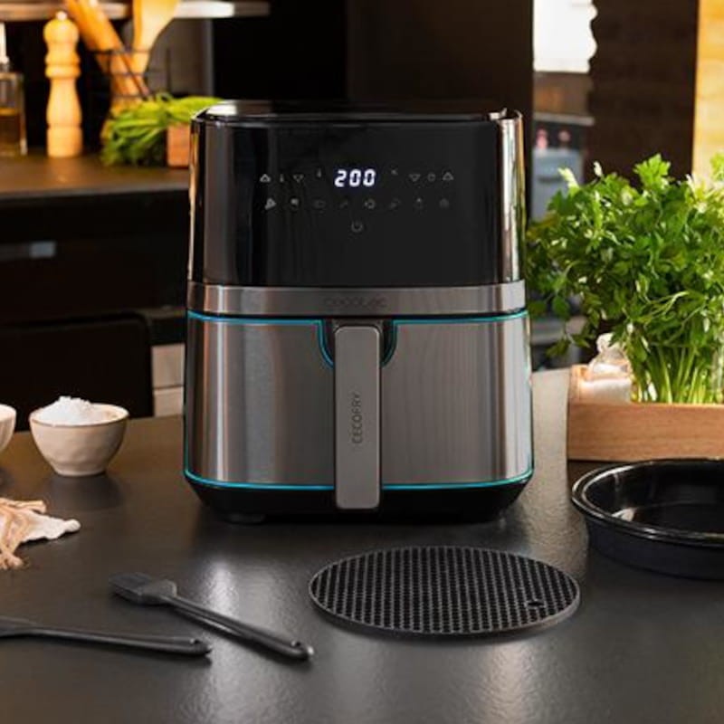 Cecotec Cecofry Full InoxBlack 5500 Pro 1700W 5.5L - Freidora de Aire - Ítem5