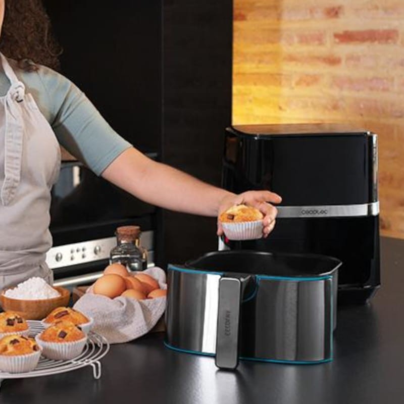 Cecotec Cecofry Full InoxBlack 5500 Pro 1700W 5.5L - Freidora de Aire - Ítem7