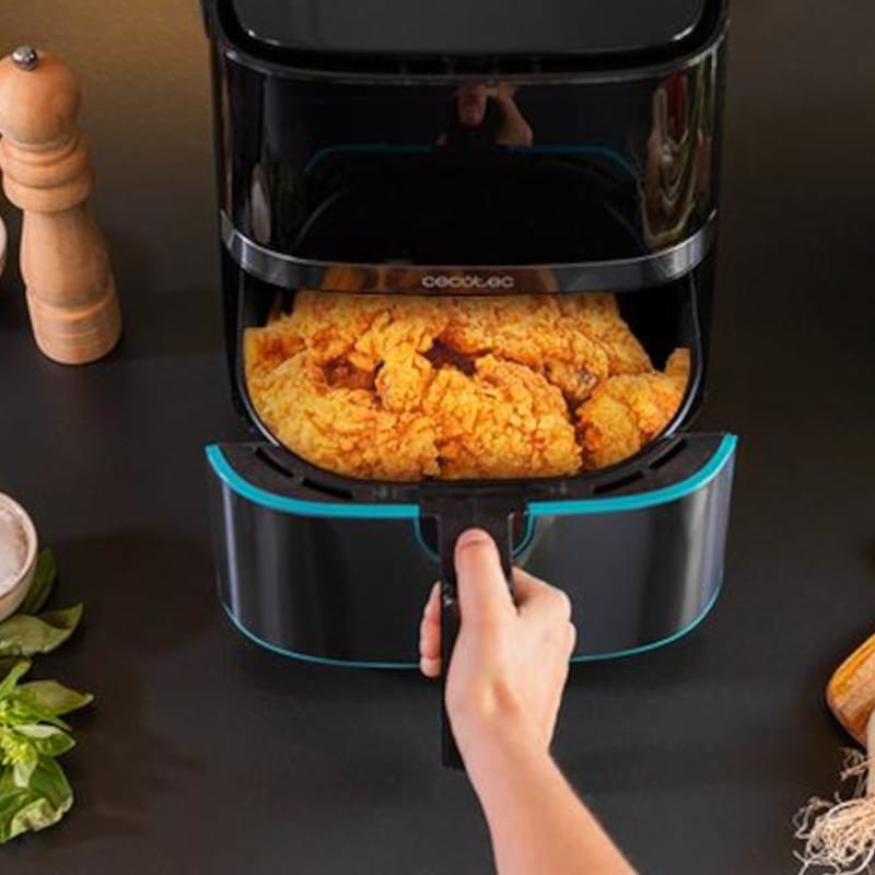 Cecotec Cecofry Full InoxBlack 5500 Pro 1700W 5.5L - Freidora de Aire - Ítem9