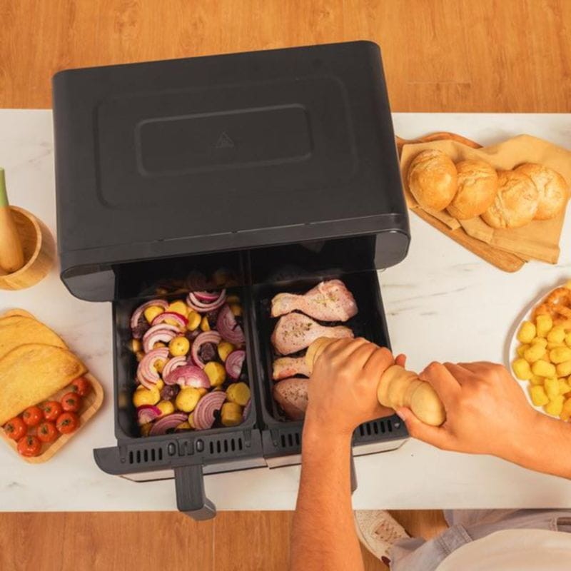 Cecotec Advance 9000 Double 9 L 2800 W Noir/Inox - Friteuse à Air - Ítem7