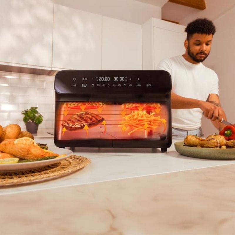Cecotec Advance 9000 Double 9 L 2800 W Noir/Inox - Friteuse à Air - Ítem8